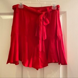 NWT Red Zara Mini Skort